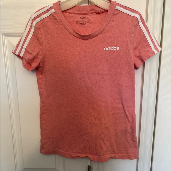 adidas Tops - adidas Coral Crew Neck Tee with Subtle Logo